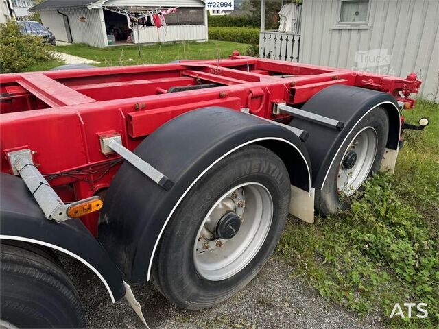 Konteinerių vežimas Fruehauf container semi-trailer