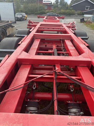 Konteinerių vežimas Fruehauf container semi-trailer
