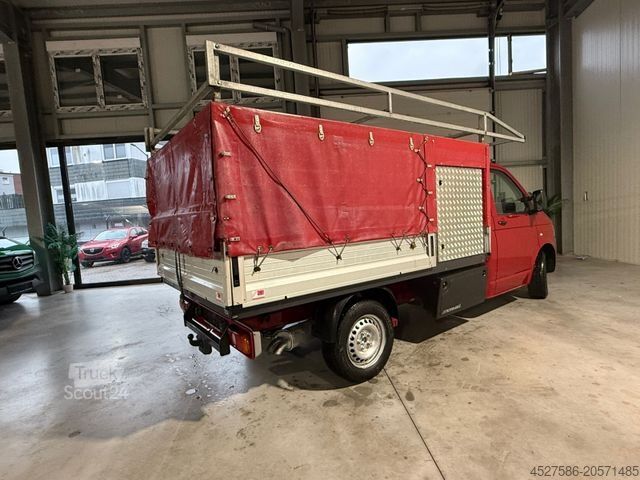 Furgonetka pick-up VOLKSWAGEN T5 Transporter Pritsche Tieflader*LANG L3*KLIMA
