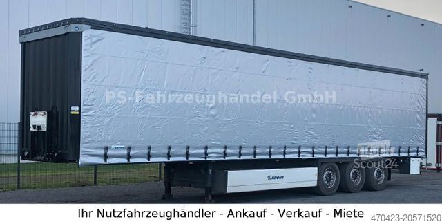 Semi-remorque bâchée KRONE SD27*LiftA*PalKa*Edscha*Code XL*VDI 2700*Daimler