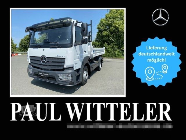 Transporter mit Kipper MERCEDES-BENZ Atego 823K Meiller Trigenius+Klima+2xAHK+DiffSp