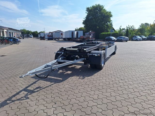 Roll off trailer Wiese Abrollanhänger Schlittenanhänger