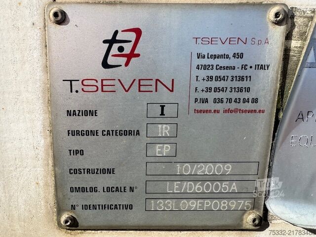 хладилен полуремарке Schmitz Cargobull 3 achs Mega 2,9m hoch Carrier 1850 Porta