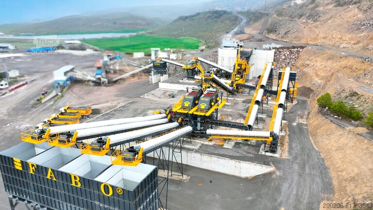 équipement de concassage FABO 500 TPH Stone Crusher Plant