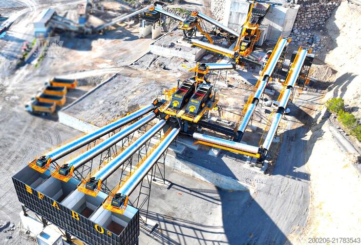 équipement de concassage FABO 500 TPH Stone Crusher Plant