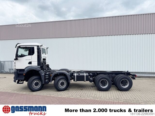 Damperli kamyon MAN TGS 35.480 8x8 BB CH, Hohe Bauart, Nebenantrieb