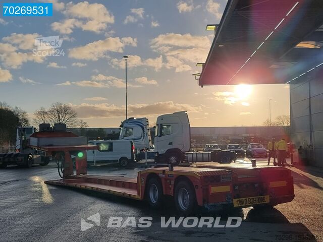 Carregador baixo YALCIN 2DDUZ Gooseneck Extendable SAF Lenkachse