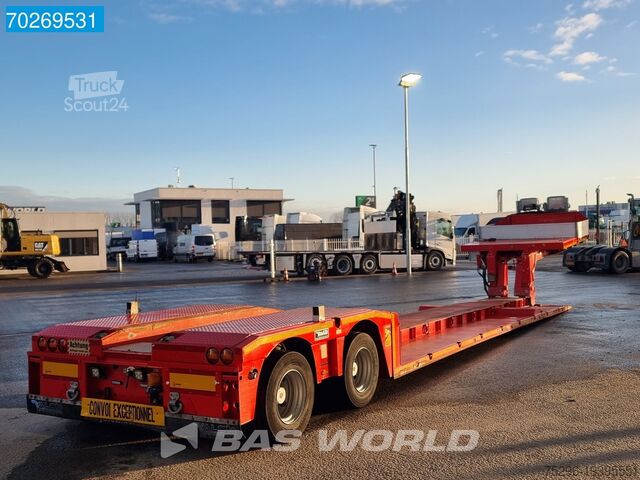 Carregador baixo YALCIN 2DDUZ Gooseneck Extendable SAF Lenkachse