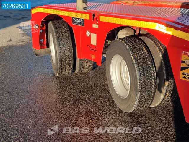 Carregador baixo YALCIN 2DDUZ Gooseneck Extendable SAF Lenkachse