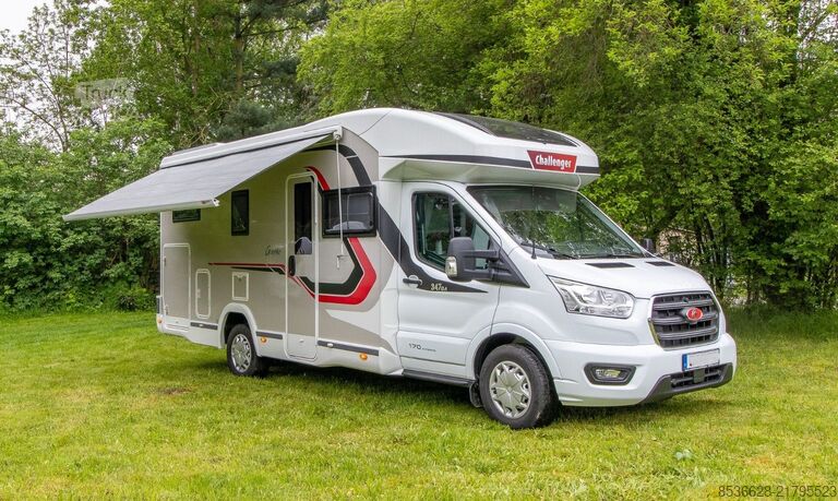 Camping-car semi-intégré Challenger Graphite 347GA Edition