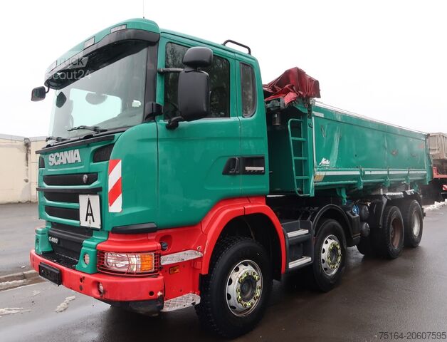 Dreiseitenkipper LKW Scania G 490 8x4 Bordmatik Thermo