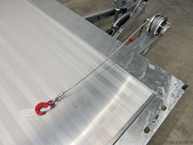 Platformaanhanger en universele transporter Martz GT Plateau 450/2 S 3,5T Alu Plattform/Universalt