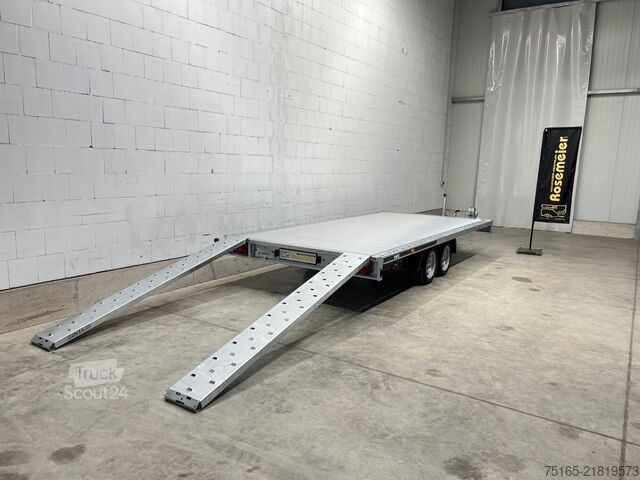 Platformaanhanger en universele transporter Martz GT Plateau 450/2 S 3,5T Alu Plattform/Universalt