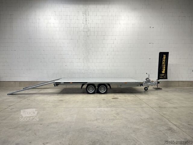 Platformaanhanger en universele transporter Martz GT Plateau 450/2 S 3,5T Alu Plattform/Universalt