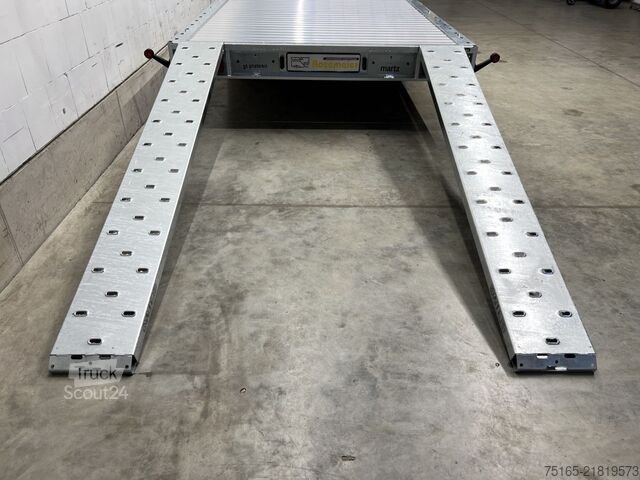 Platformaanhanger en universele transporter Martz GT Plateau 450/2 S 3,5T Alu Plattform/Universalt