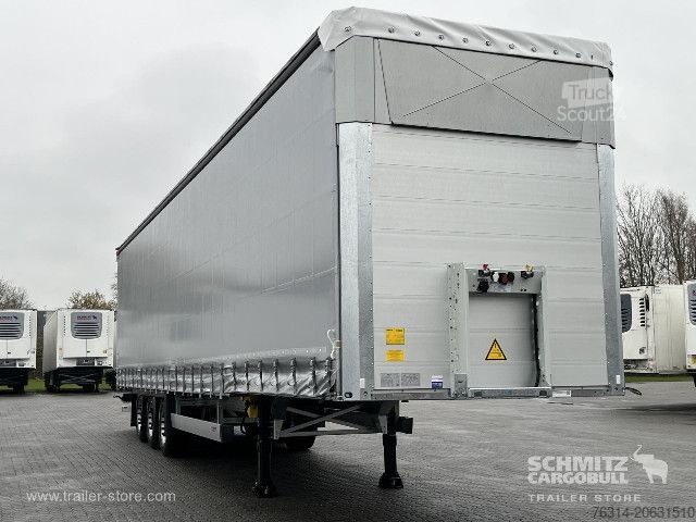 Open oplegger met zeil Schmitz Cargobull Curtainsider Mega Getränke