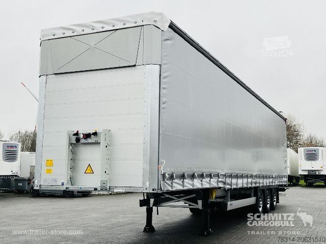 Open oplegger met zeil Schmitz Cargobull Curtainsider Mega Getränke