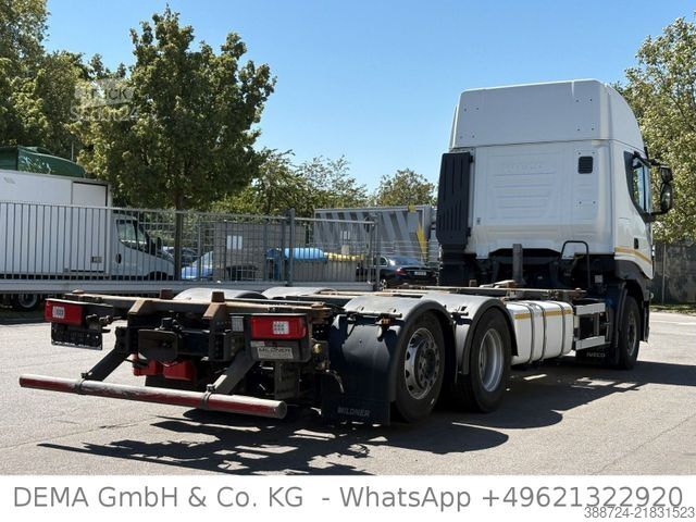 Wissellaadbak vrachtwagen IVECO AS260SY*E6d*Retarder*AHK*Lift*Klima*Kühlbox*TÜV*
