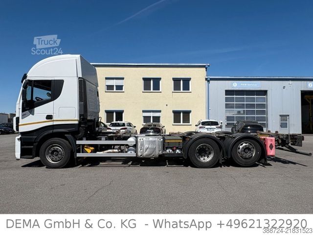 Wissellaadbak vrachtwagen IVECO AS260SY*E6d*Retarder*AHK*Lift*Klima*Kühlbox*TÜV*