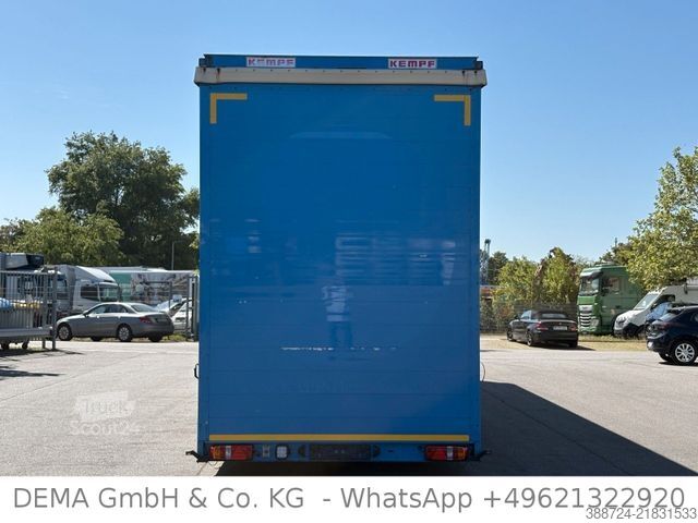 مقطورة نصفية للمشروبات KEMPF SP 35/3*SAF*Schiebeplane*Hubdach*ALU*Tiefbett*