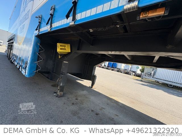 مقطورة نصفية للمشروبات KEMPF SP 35/3*SAF*Schiebeplane*Hubdach*ALU*Tiefbett*