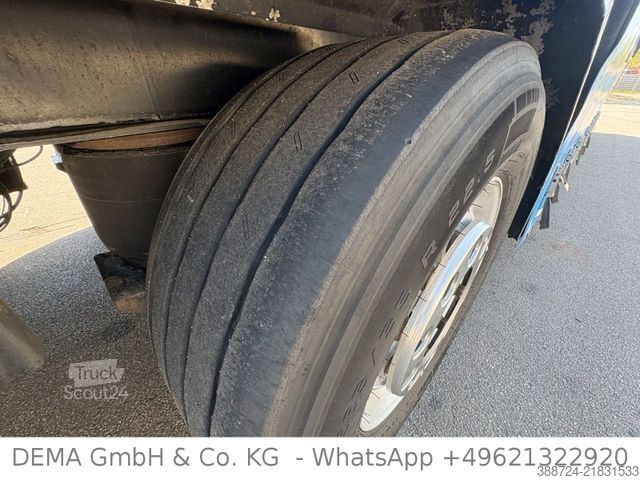 مقطورة نصفية للمشروبات KEMPF SP 35/3*SAF*Schiebeplane*Hubdach*ALU*Tiefbett*