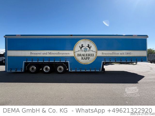 Otevřený návěs s plachtou KEMPF SP 35/3*SAF*Getränkeaufbau*Hubdach*ALU*Tiefbett*