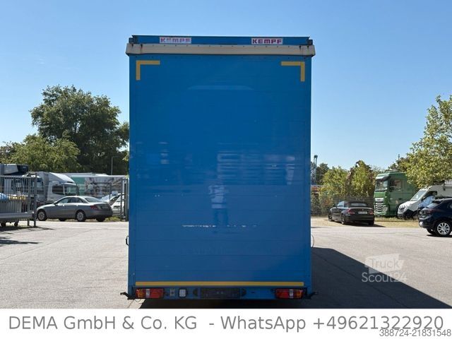 Otevřený návěs s plachtou KEMPF SP 35/3*SAF*Getränkeaufbau*Hubdach*ALU*Tiefbett*