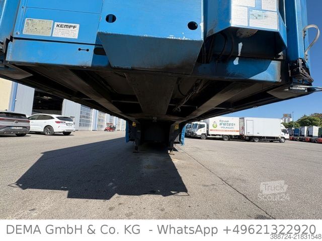 Otevřený návěs s plachtou KEMPF SP 35/3*SAF*Getränkeaufbau*Hubdach*ALU*Tiefbett*