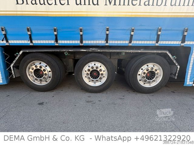 Otevřený návěs s plachtou KEMPF SP 35/3*SAF*Getränkeaufbau*Hubdach*ALU*Tiefbett*