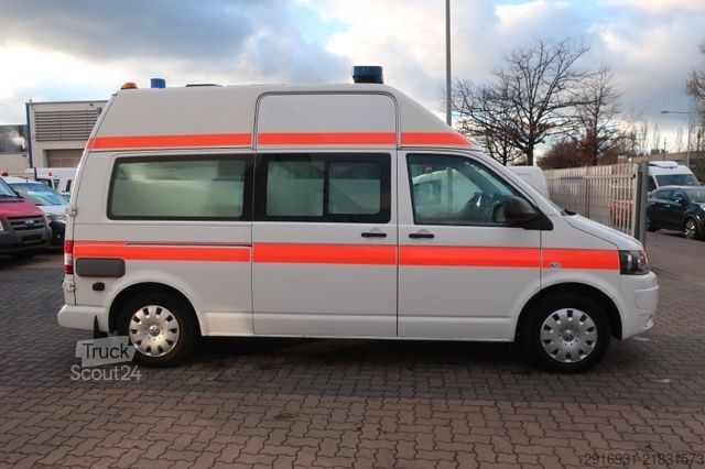 شاحنة إطفاء VOLKSWAGEN T5 Transporter Hochdach lang/KTW/Klima/FN: A91