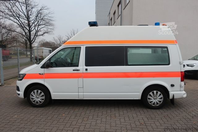 Brandweerwagen VOLKSWAGEN T6 Transporter Hochdach lang/KTW/Klima/Automatik