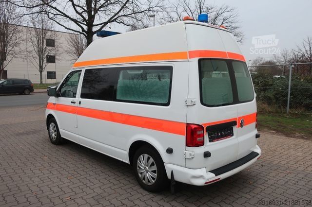 Brandweerwagen VOLKSWAGEN T6 Transporter Hochdach lang/KTW/Klima/Automatik