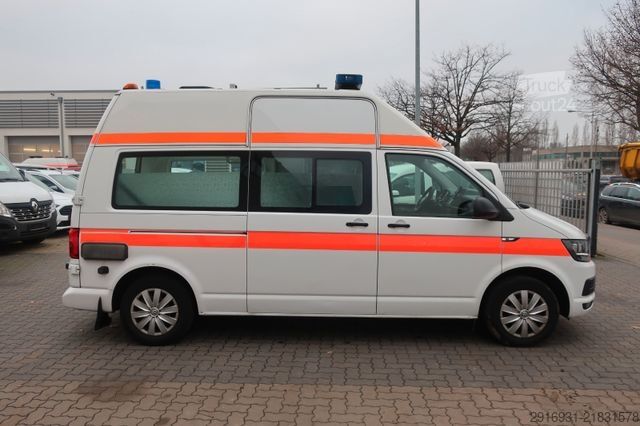 Brandweerwagen VOLKSWAGEN T6 Transporter Hochdach lang/KTW/Klima/Automatik