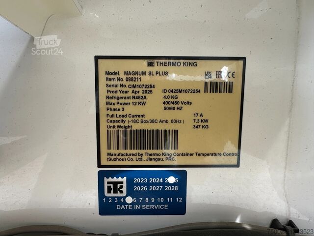 Soğutulmuş/dondurulmuş konteynerler THERMO KING NEW 10FT REEFER / THERMOKING MAGNUM PLUS