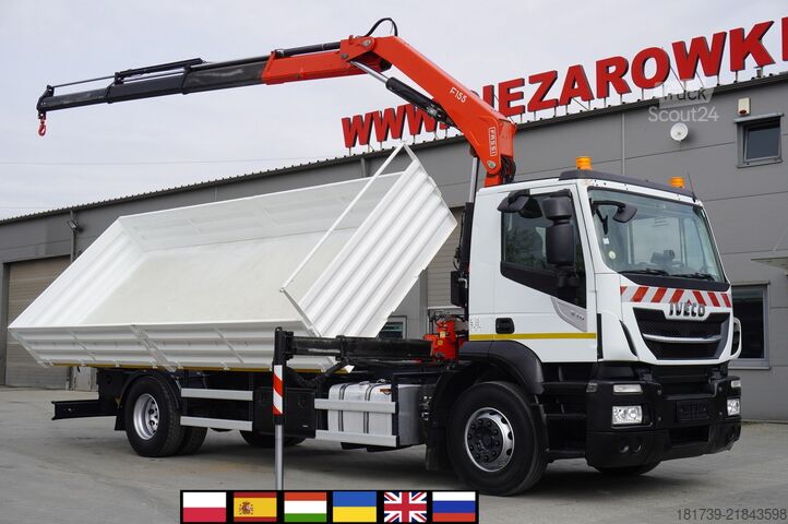 Dviejų pusių savivartis Iveco Stralis 19.310 / 2-side tipper / Fassi