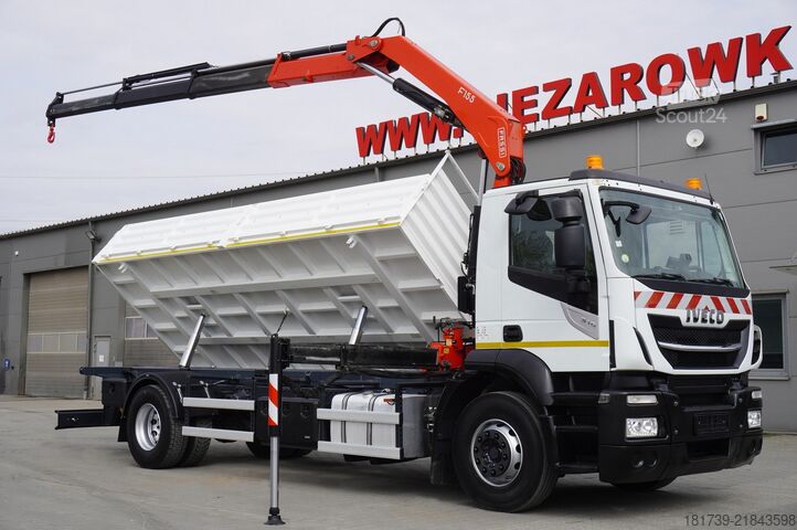 Dviejų pusių savivartis Iveco Stralis 19.310 / 2-side tipper / Fassi