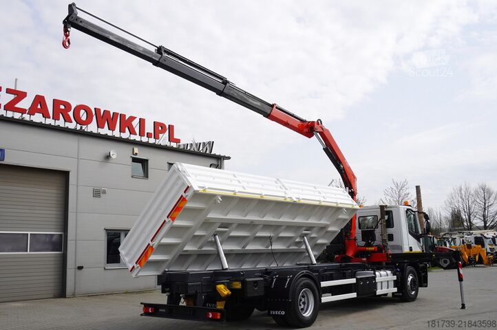 Dviejų pusių savivartis Iveco Stralis 19.310 / 2-side tipper / Fassi