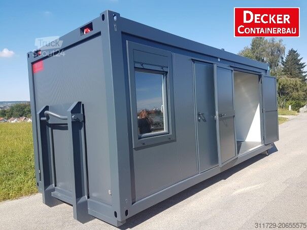 Живой контейнер Decker Containerbau Kombicontainer auf ABR,20 ft halb Büro