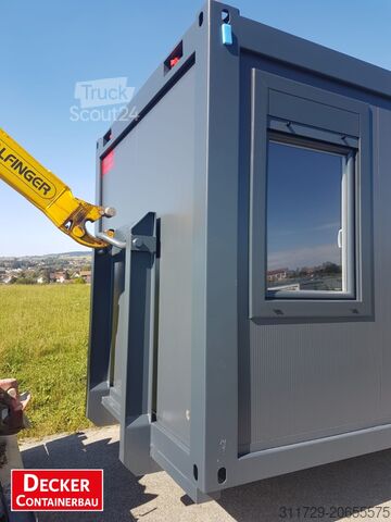 Живой контейнер Decker Containerbau Kombicontainer auf ABR,20 ft halb Büro