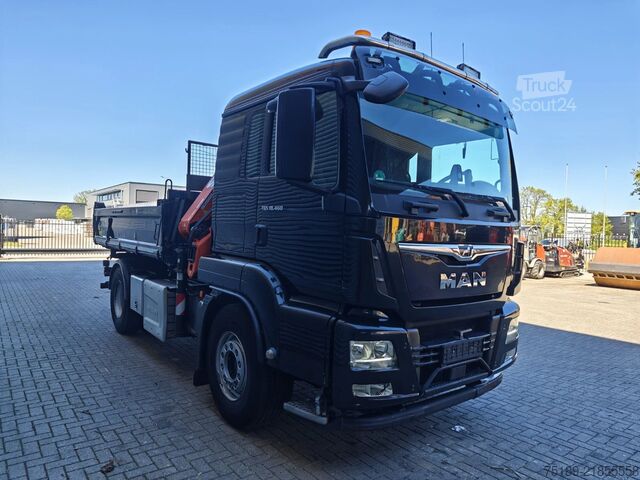 3-sānu pašizgāzējs MAN TGS 18.460 4x2 Meiller 3 Seitenkipper Atlas 120...