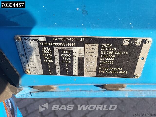Standard tractor Scania R450 R 4X2 Retarder Compressor Standairco Alcoa...