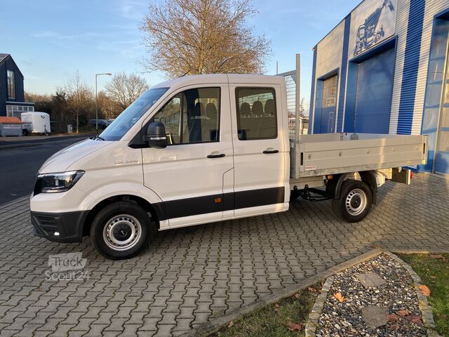 Nákladní automobil s plošinou a kabinou pro posádku MAN TGE 3.140 Doka Pritsche *AUTOM*NAVI*UVM*