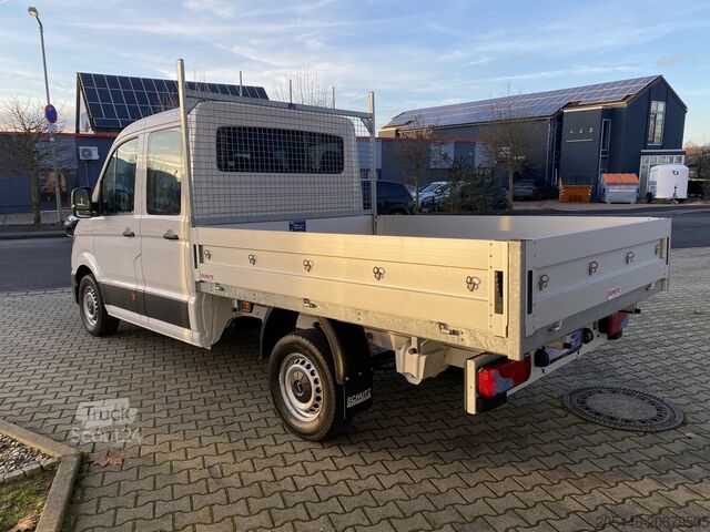 Nákladní automobil s plošinou a kabinou pro posádku MAN TGE 3.140 Doka Pritsche *AUTOM*NAVI*UVM*