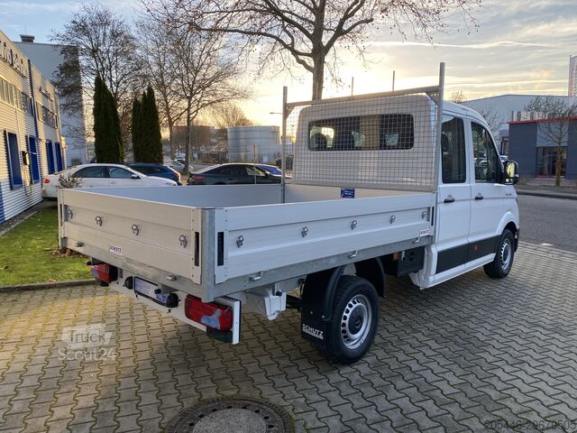 Nákladní automobil s plošinou a kabinou pro posádku MAN TGE 3.140 Doka Pritsche *AUTOM*NAVI*UVM*