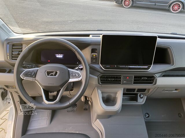 Nákladní automobil s plošinou a kabinou pro posádku MAN TGE 3.140 Doka Pritsche *AUTOM*NAVI*UVM*