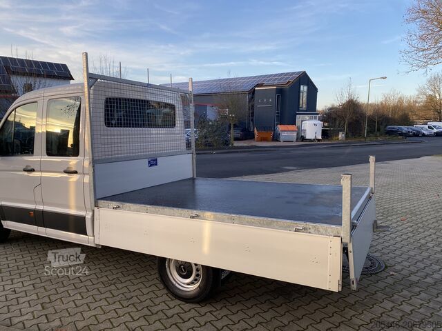 Nákladní automobil s plošinou a kabinou pro posádku MAN TGE 3.140 Doka Pritsche *AUTOM*NAVI*UVM*