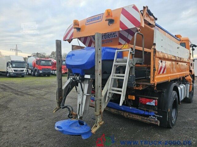 Tresidig tippbil MAN TGA 18.310 4x4 Kran/FB -Winterdienst-Salzstreuer