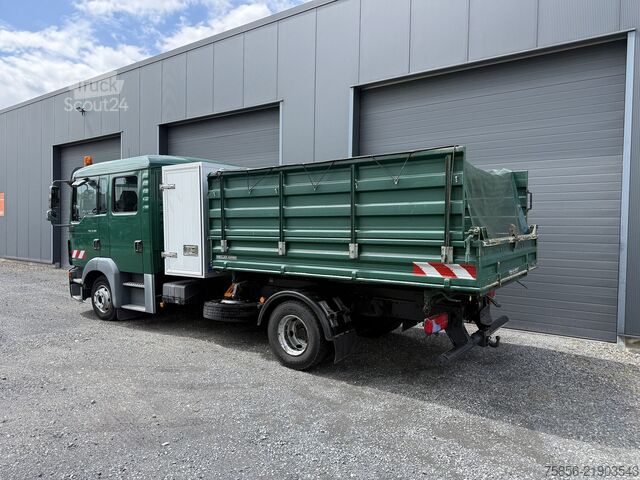 Kipper LKW MAN TGL 8.180 4x2 Meiller Kipper Doka