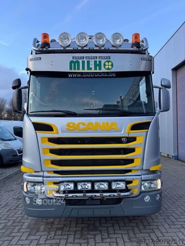 Шаси с кабина Scania G450 **EURO 6-BELGIAN TRUCK-RETARDER-TOPSHAPE**